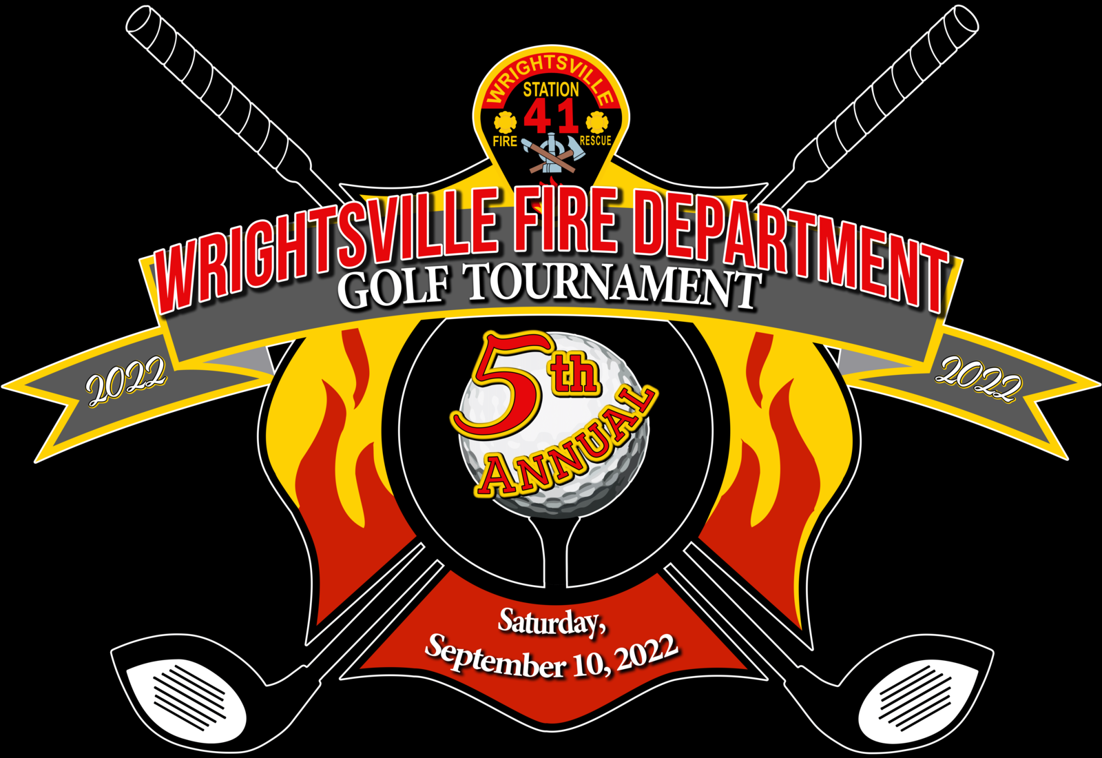 Wrightsville Fire Department 2022 Golf Logo