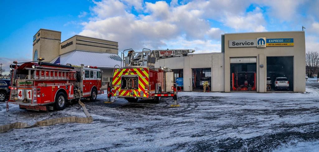 The Company handled a small first due fire yesterday morning ...